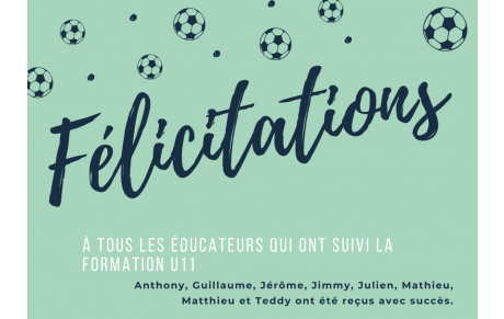 FÉLICITATIONS